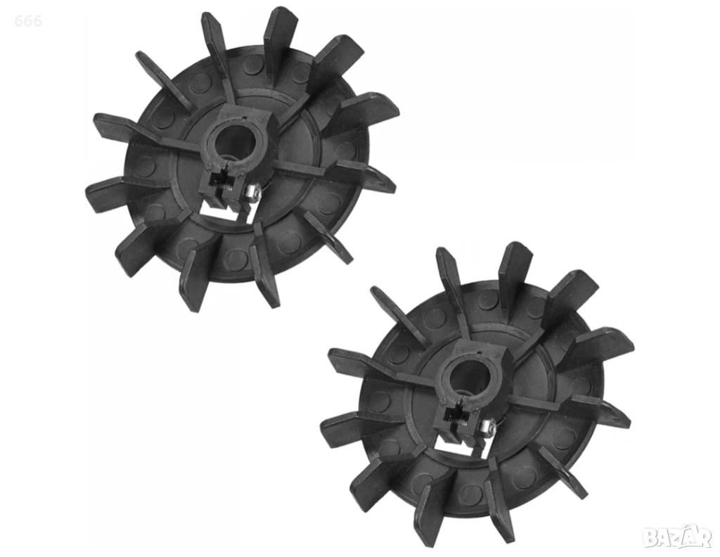 Пластмасови лопатки на вентилатор за разсейване на топлината, снимка 1