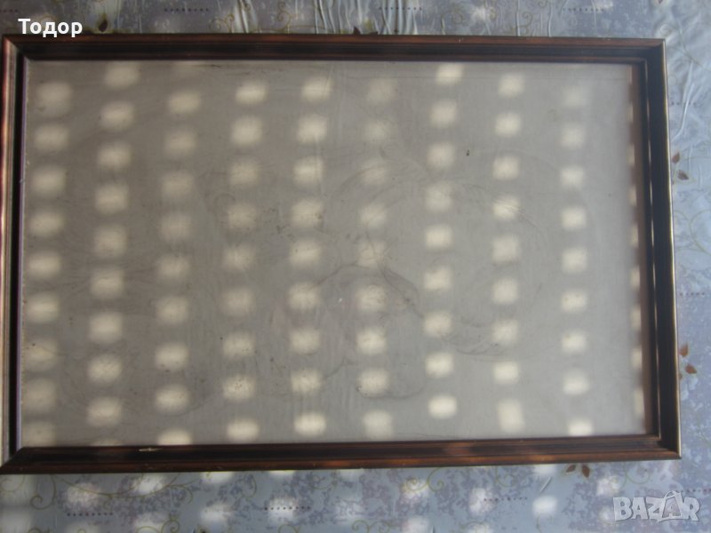 Стара рисувана картина икона графика , снимка 1