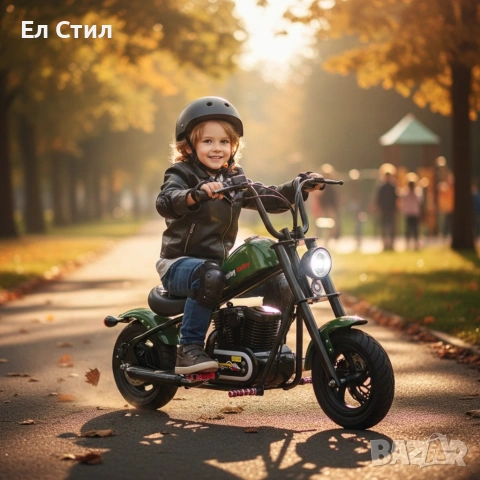 Електрически мини скутер C12B Harley baby, снимка 6 - Детски велосипеди, триколки и коли - 53583129