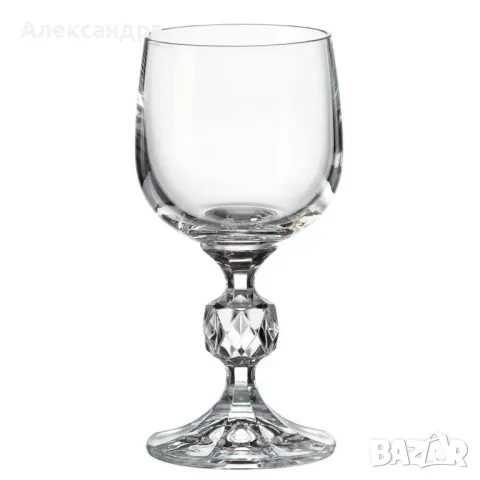 Комплект ot 6 чаши за аперитив със столче Bohemia Sterna, 150мл, снимка 1