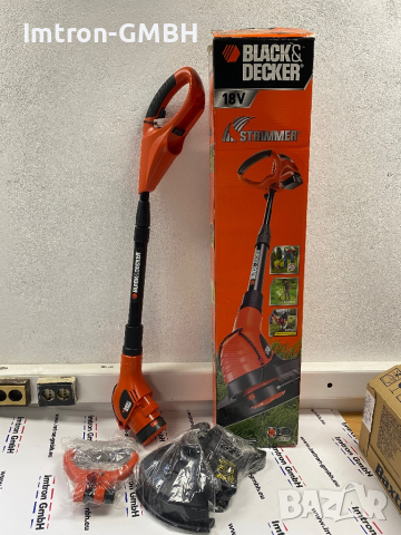 Безжичен  тример Black & Decker GLC2500 18 V - без батерия и  корда , снимка 5 - Градинска техника - 44875087