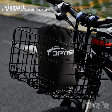 Калъф за колело Toptrek 210T - водоустойчиво покривало за 2 велосипеда, снимка 11 - Аксесоари за велосипеди - 50526467