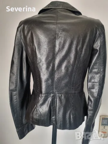  Blue Deep*Естествена кожа яке, снимка 8 - Якета - 48136437