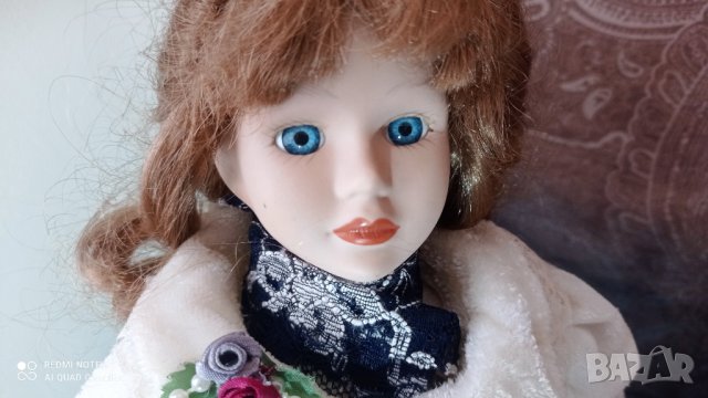 Викторианска порцеланова кукла 45 см, снимка 6 - Колекции - 38349229