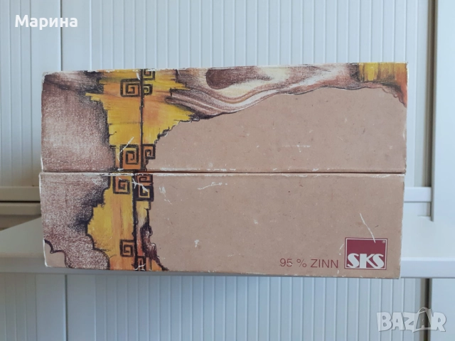 Комплект за ракия от калай Antik*Vintage  #86, снимка 16 - Антикварни и старинни предмети - 51564492