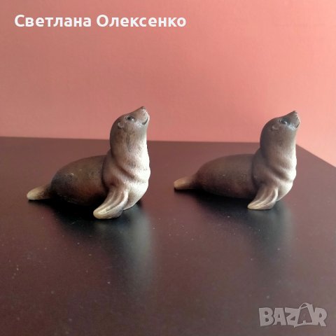 Фигурка на морски лъв Sea lion Faro A. Lucchesi Италия , снимка 4 - Статуетки - 37826662