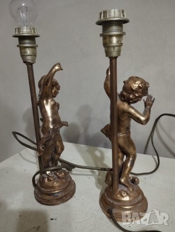 Две барокови лампи - комплект, снимка 7 - Настолни лампи - 43242871