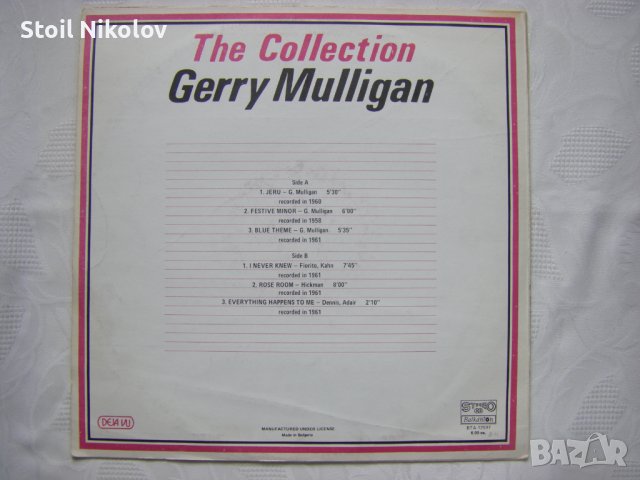 ВТА 12597 - Джери Мълиган - саксофон. The Collection, снимка 4 - Грамофонни плочи - 37757417