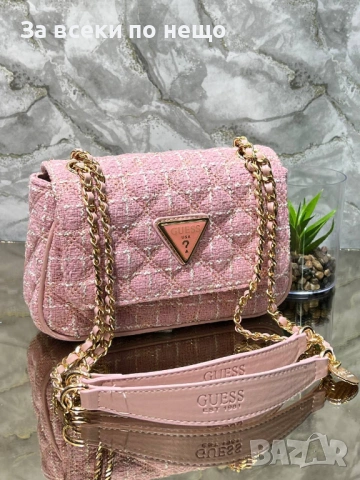 Guess Дамска Чанта С Дълга Дръжка За През Рамо Код SK512, снимка 6 - Чанти - 53050282