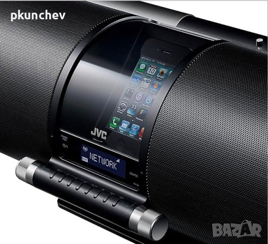 JVC RV-S5E WiFi DLNA, Bluetooth, USB, SD карта, iPod(R)/iPhone(R), Air Play(R) - Черен, снимка 2 - Аудиосистеми - 43458990