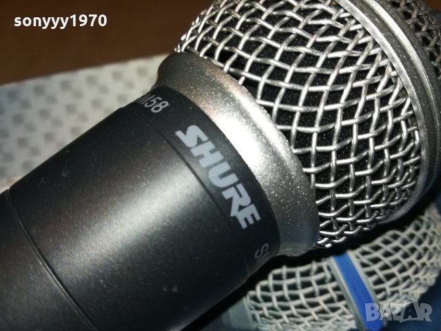 SHURE SM58 MICROPHONE FROM GERMANY 1001221724, снимка 2 - Микрофони - 35392754