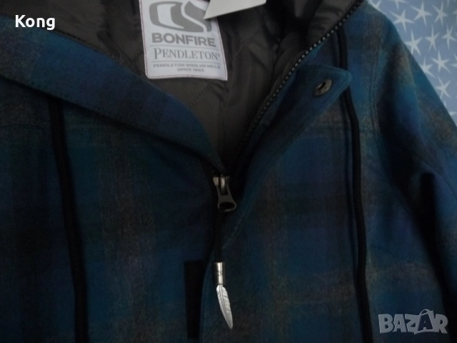 Мъжко Ново яке Abercrombie & Fitch USA Bonfire 10K Snowboard jacket Бонфайър Соуборд, снимка 14 - Якета - 51999376