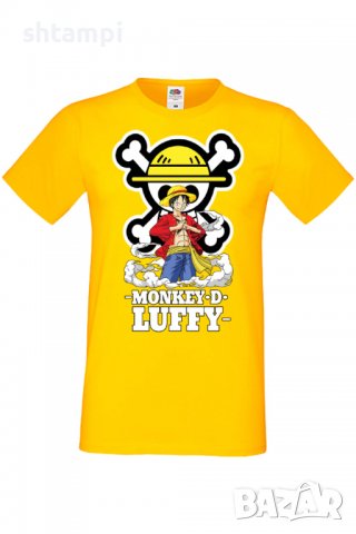 Мъжка тениска One Piece 07,Анимация,игра,Празник,Повод,, снимка 10 - Тениски - 38122097