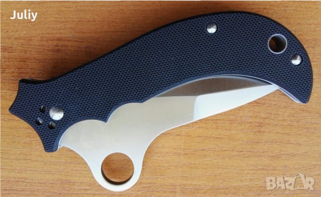 Сгъваем нож Spyderco Jot Singh Khalsa / Сгъваем нож Spyderco C94, снимка 12 - Ножове - 22641154