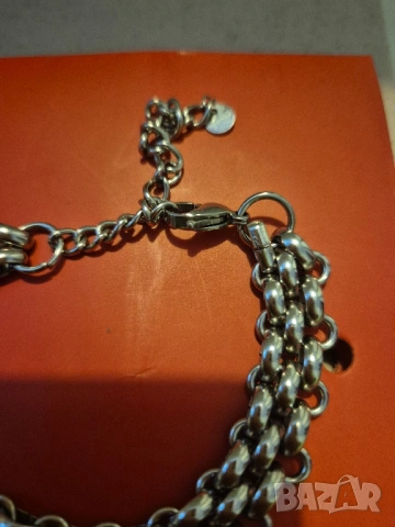 ефектно колие стомана, снимка 2 - Колиета, медальони, синджири - 53060348