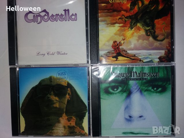 Kiss,Cinderella,Y.Malmsteen - дискове 1st press, снимка 1 - CD дискове - 43227879