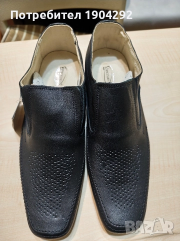 Мъжки официални обувки 42 номер, снимка 6 - Официални обувки - 52820428
