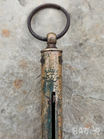 Стар пружинен баланс Salter за тегло в грамове, снимка 6 - Антикварни и старинни предмети - 53449948