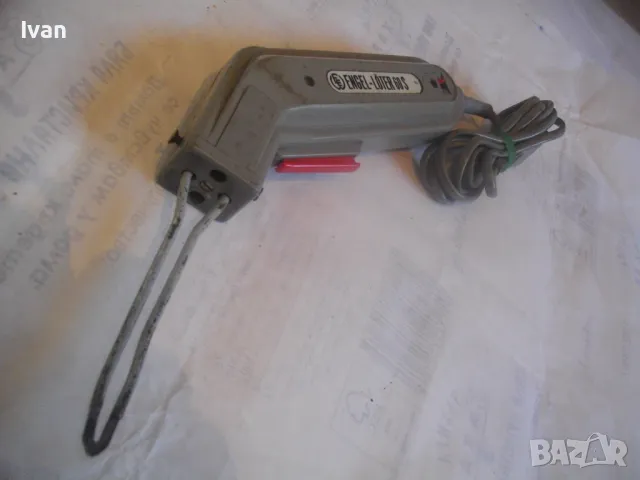 ЕЛЕКТРИЧЕСКА ЛЕПАЧКА ЗА ПЛАСТМАСА НЕМСКА СТАРО КАЧЕСТВО 60W ОТЛИЧНА ДВОЙНА ЧОВКА ENGEL LOTER, снимка 3 - Други инструменти - 48603806