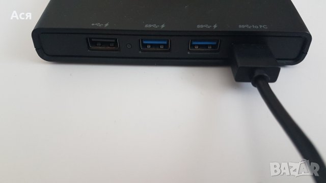 hp 3001pr port replicator HDMI/LAN/VGA/3 x USB , снимка 4 - Лаптоп аксесоари - 38909125