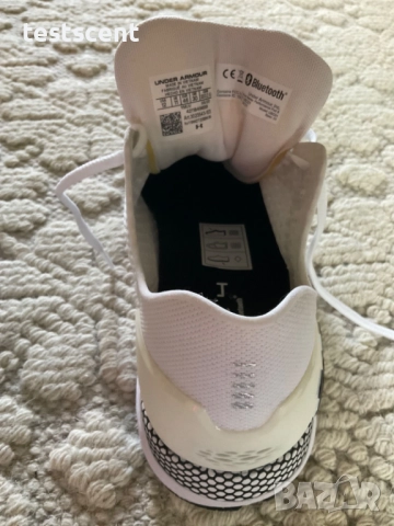 $129 Under Armour HOVR Sonic 4 – мъжки маратонки за бягане, бели, размер EU 46 / UK 11 / US 12, снимка 8 - Маратонки - 52181403