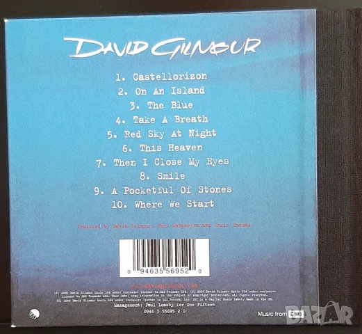 DAVID GILMOUR      On an Island , снимка 2 - CD дискове - 51157084