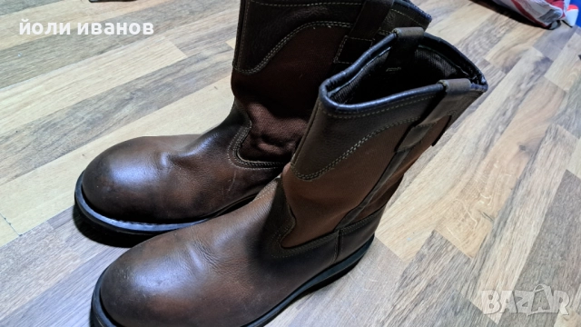 Ботуши кожени работни с бомбе 45 номер