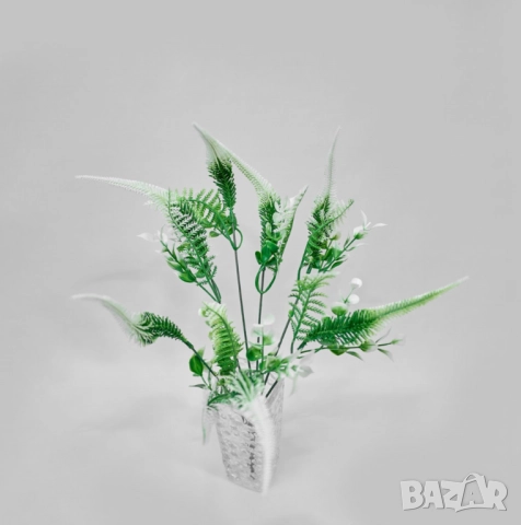 Декоративни аранжировки от изкуствени папрати и зелени растения – свеж акцент за всеки интериор