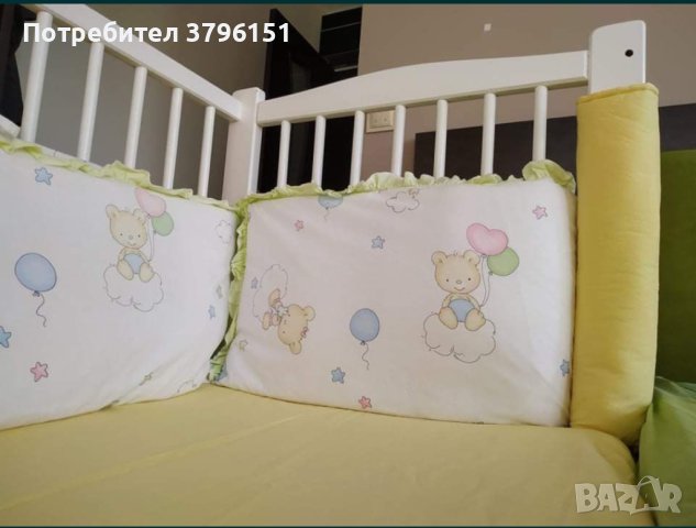 Обиколник и протектор за бебешка кошара, олекотени завивки