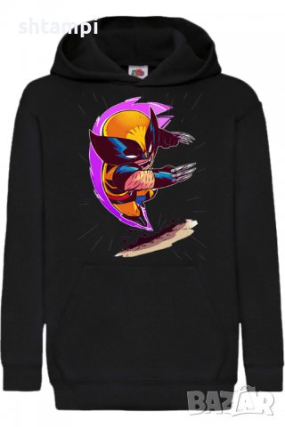 Детски Суитчър/Суитшърт Marvel Wolverine,Игра,Подарък,Изненада,Забавление,Рожден Ден