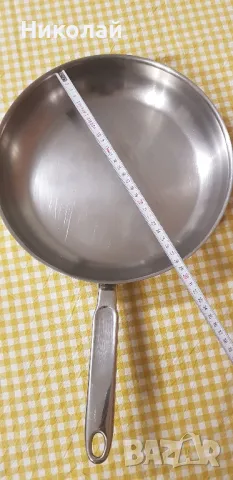 Стоманен тиган WMF 28см, снимка 2 - Съдове за готвене - 48671310