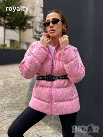 Christian Dior НА ЕДРО Розово Зимно Дамско Яке  