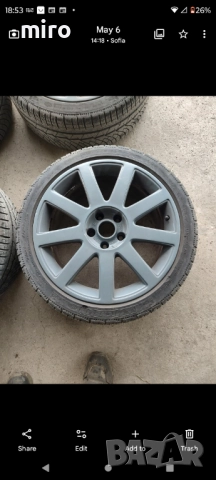 Зимни гуми с джанти за  Audi 235 40 18, снимка 2 - Гуми и джанти - 51554435
