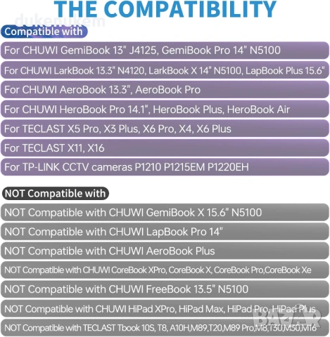 Универсално захранване 12V 2A – 24W със 7 накрайника, снимка 5 - Друга електроника - 53242469