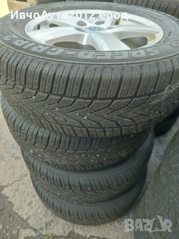 Алуминиеви джанти със зимни гуми vw tiguan 16, снимка 9 - Гуми и джанти - 51719682