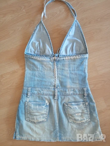 Дънкова Рокля р-р М, снимка 4 - Рокли - 50739960