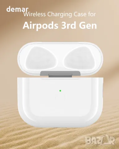 Безжичен калъф за зареждане за AirPods 3-то поколение – Lightning порт, снимка 6 - Аксесоари за Apple - 50288601