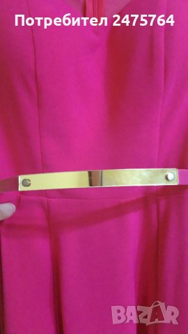 Рокля с колан, снимка 6 - Рокли - 38794469