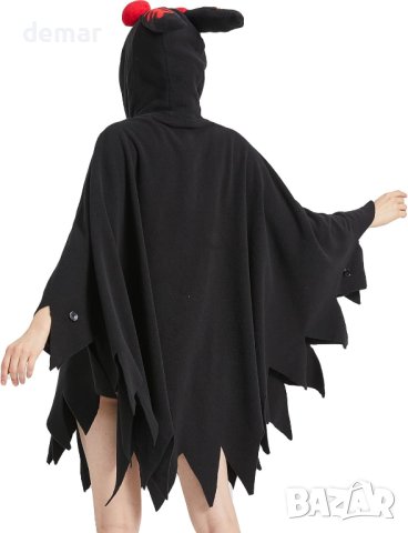 HEWERON Унисекс костюм за Хелоуин, наметало с качулка, снимка 3 - Други - 43961104