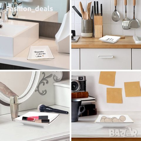 Нова Поставка за бижута дрънкулки Чинийка Подарък за мама с послание, снимка 5 - Подаръци за жени - 40021605