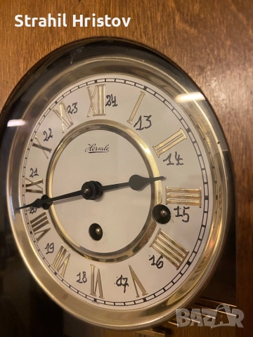 Часовник Hermle, снимка 3 - Антикварни и старинни предмети - 52659530