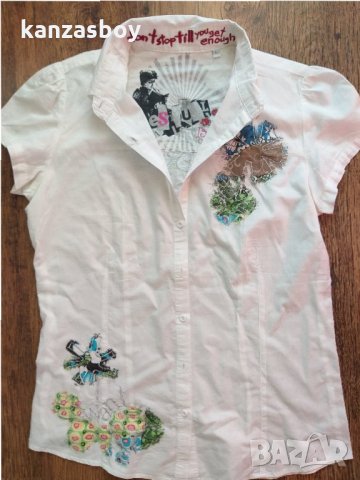 desigual - страхотна дамска блуза КАТО НОВА, снимка 5 - Тениски - 33361666