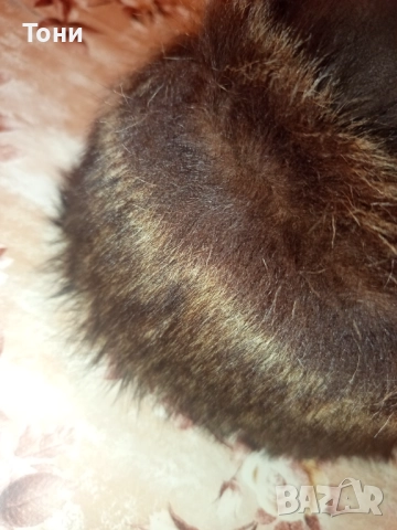 Нова Дамска Зимна Шапка от Естествен Косъм Норка , снимка 11 - Шапки - 52842653