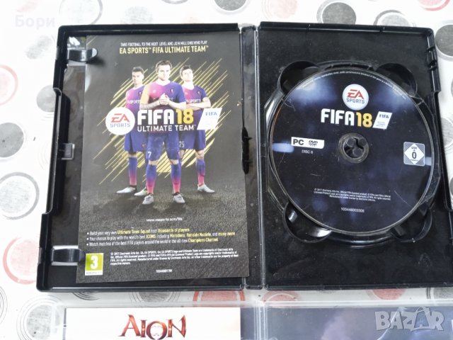FIFA 18 /AION Assault on Balaurea PC/DVD, снимка 4 - Други игри и конзоли - 38100745