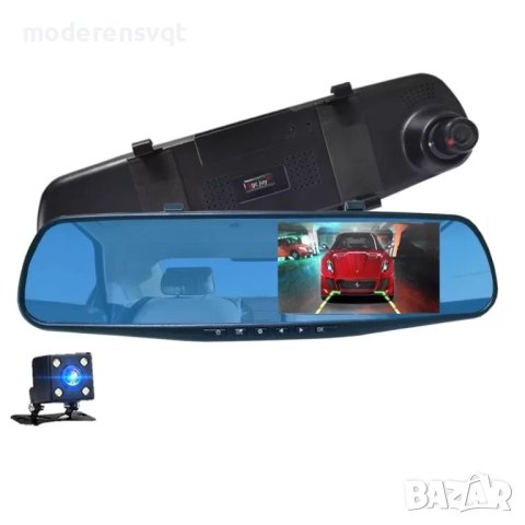ОГЛЕДАЛО С КАМЕРА ЗА ЗАДНО ВИЖДАНЕ, ВИДЕОРЕГИСТРАТОР FULL HD 1080P, снимка 5 - Аксесоари и консумативи - 42991620