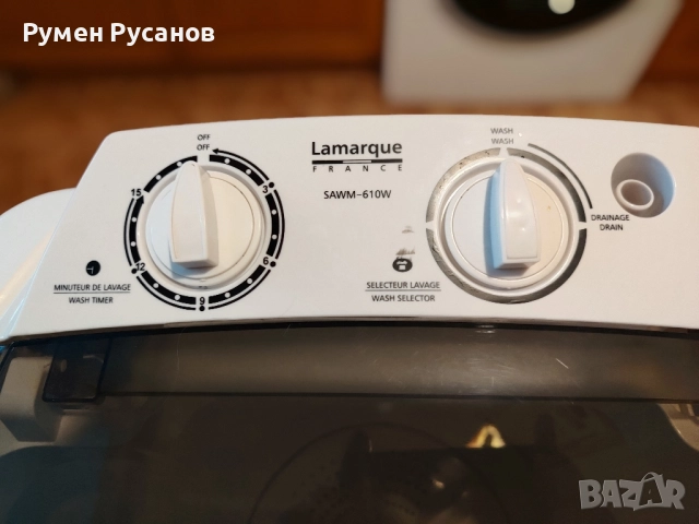 Полуавтоматична пералня Lamarque, снимка 2 - Перални - 52531504