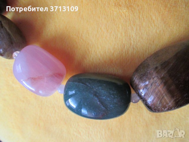 Дамско колие -големи естествени камъни, снимка 10 - Колиета, медальони, синджири - 40481921