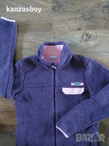 COLUMBIA Mountain Side sherpa fleece jacket - страхотно поларено горнище, снимка 2 - Спортни екипи - 39070202