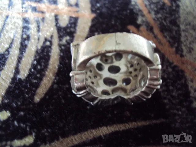 Сребърен пръстен с камъни номер 49 , снимка 2 - Пръстени - 50192034
