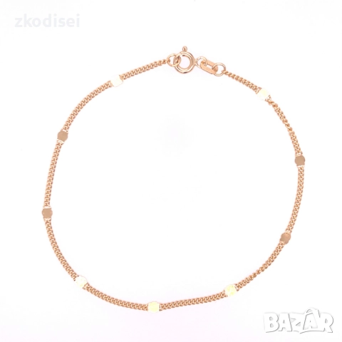 Златна дамска гривна 1,31гр. 18,0см. 14кр. проба:585 модел:33596-6, снимка 1